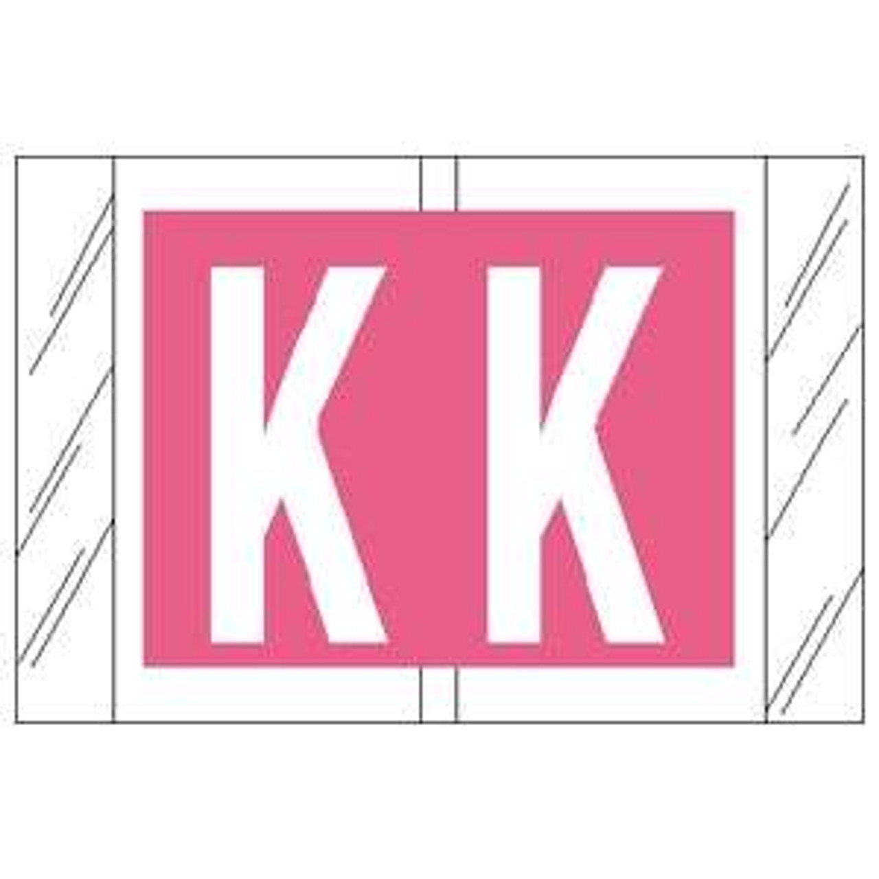 Col R Tab 82000 Label Letter K 100/Pack