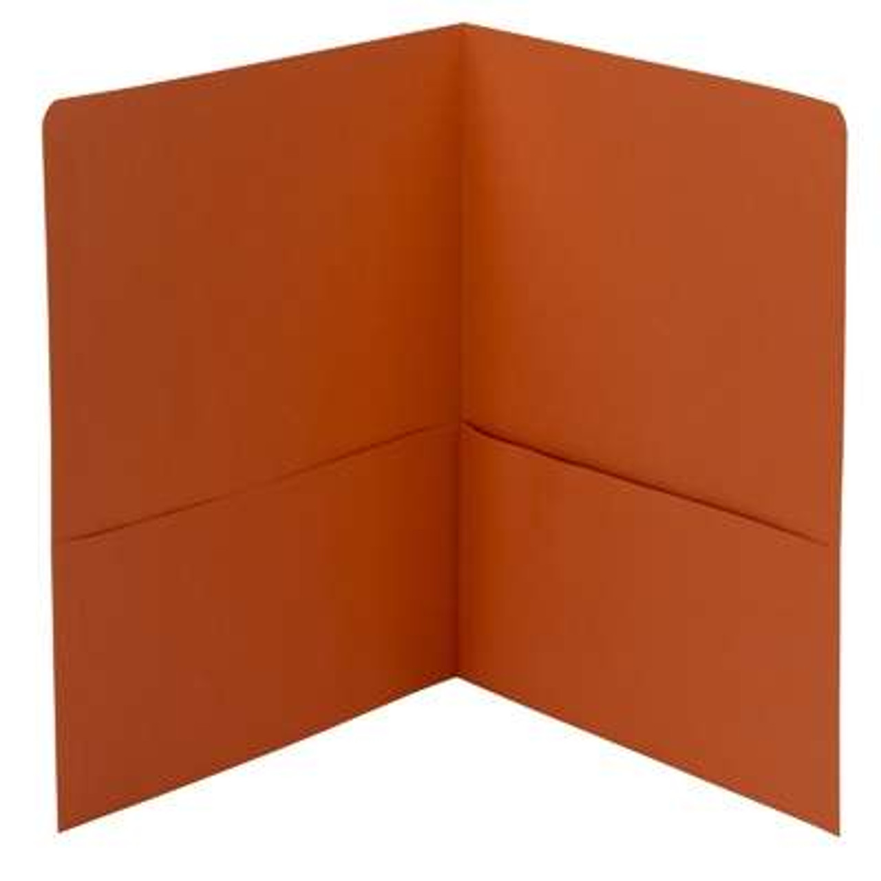 Smead Two-Pocket Heavyweight Folder, Letter Size, Orange (87858)