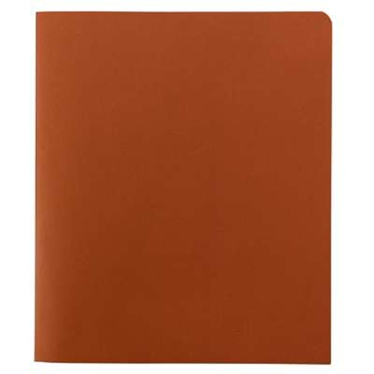 Smead Two-Pocket Heavyweight Folder 87858, Up to 100 Sheets, Letter, Orange, 25/Box