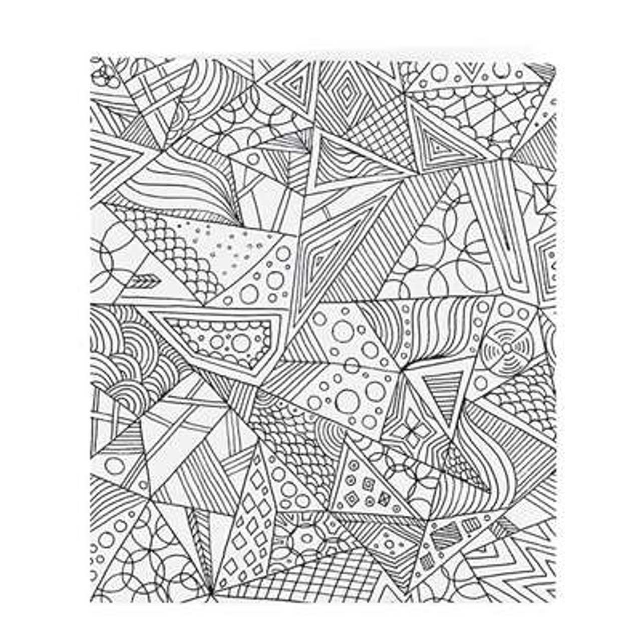 Smead Two-Pocket Coloring Folder, Floral-nature-birds and geometric designs, Letter Size, 4/Pack