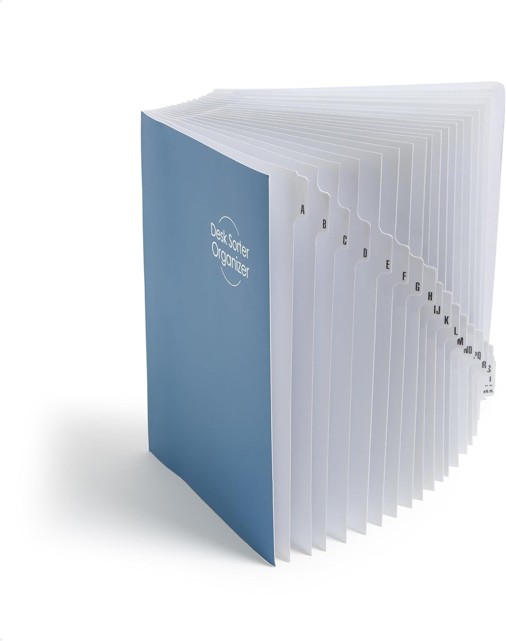 Smead Desk File Sorter, 20 Dividers A–Z, Letter Size, Dark Blue