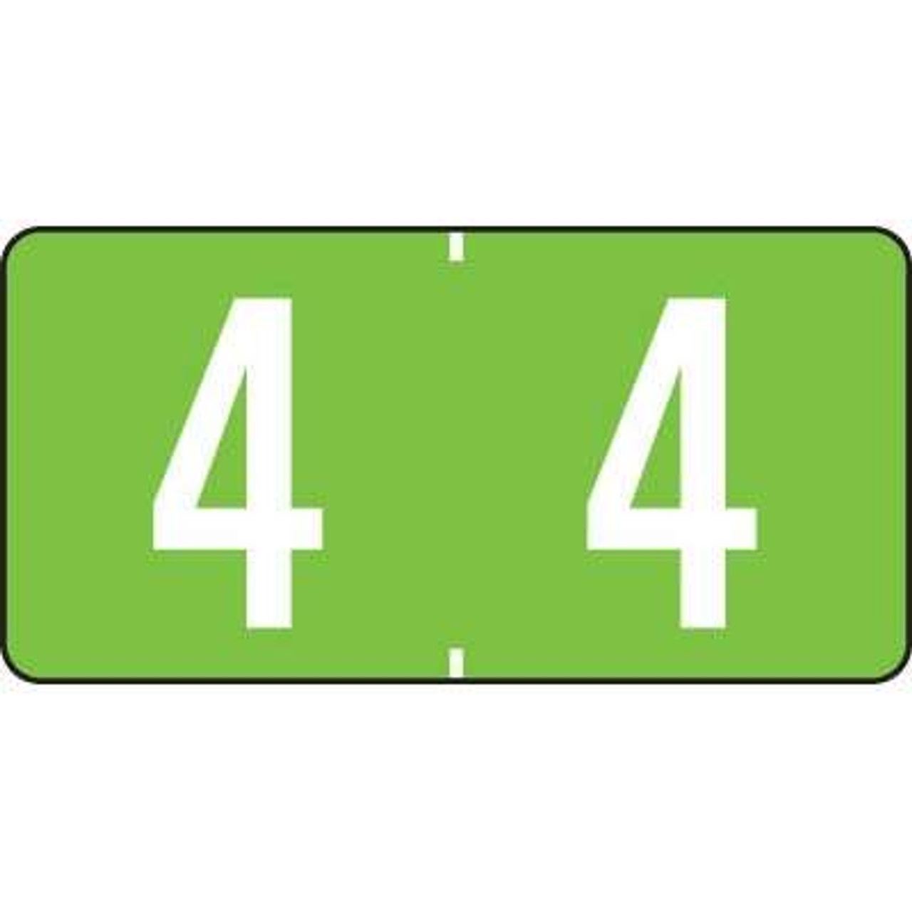 Tab Products Numeric Labels Number 4 A1277-4