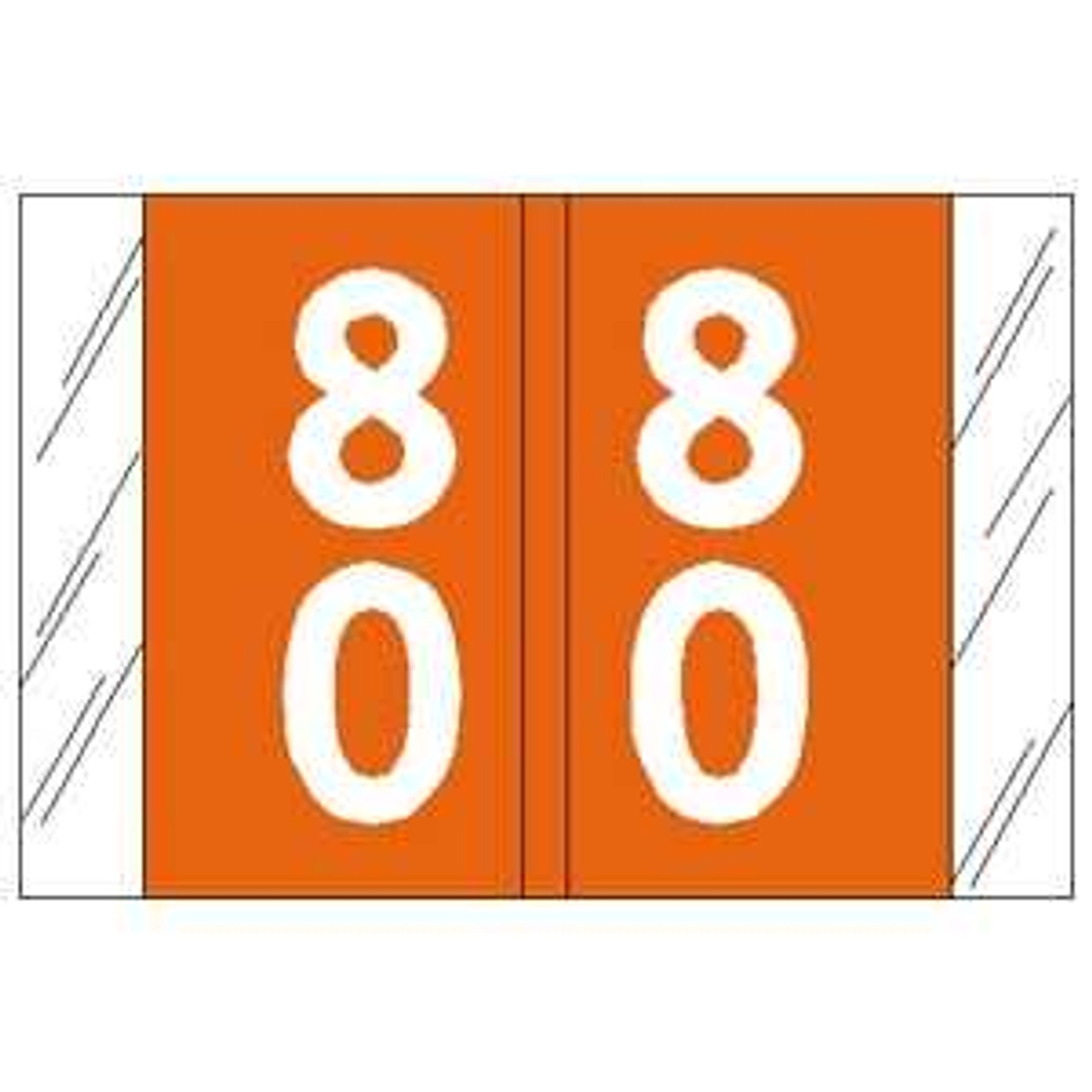 Col'R'Tab 11200 Labels 80-89