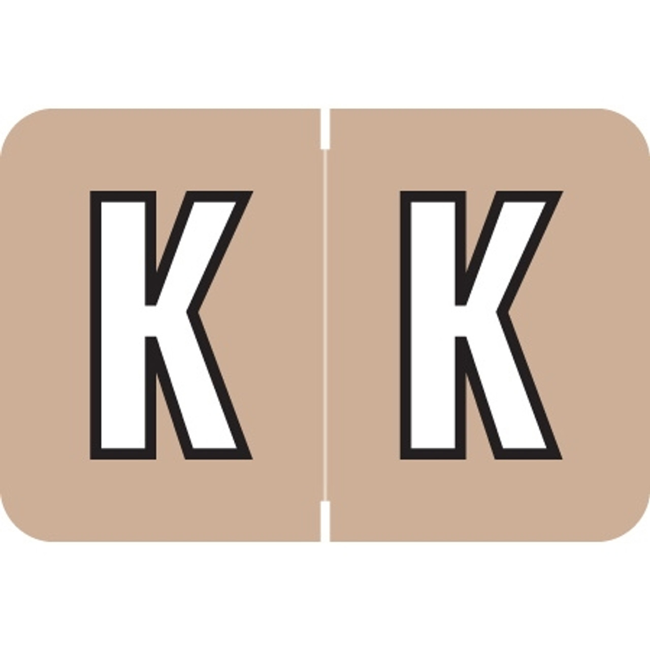 Amerifile ARAM-Series Label, Letter K