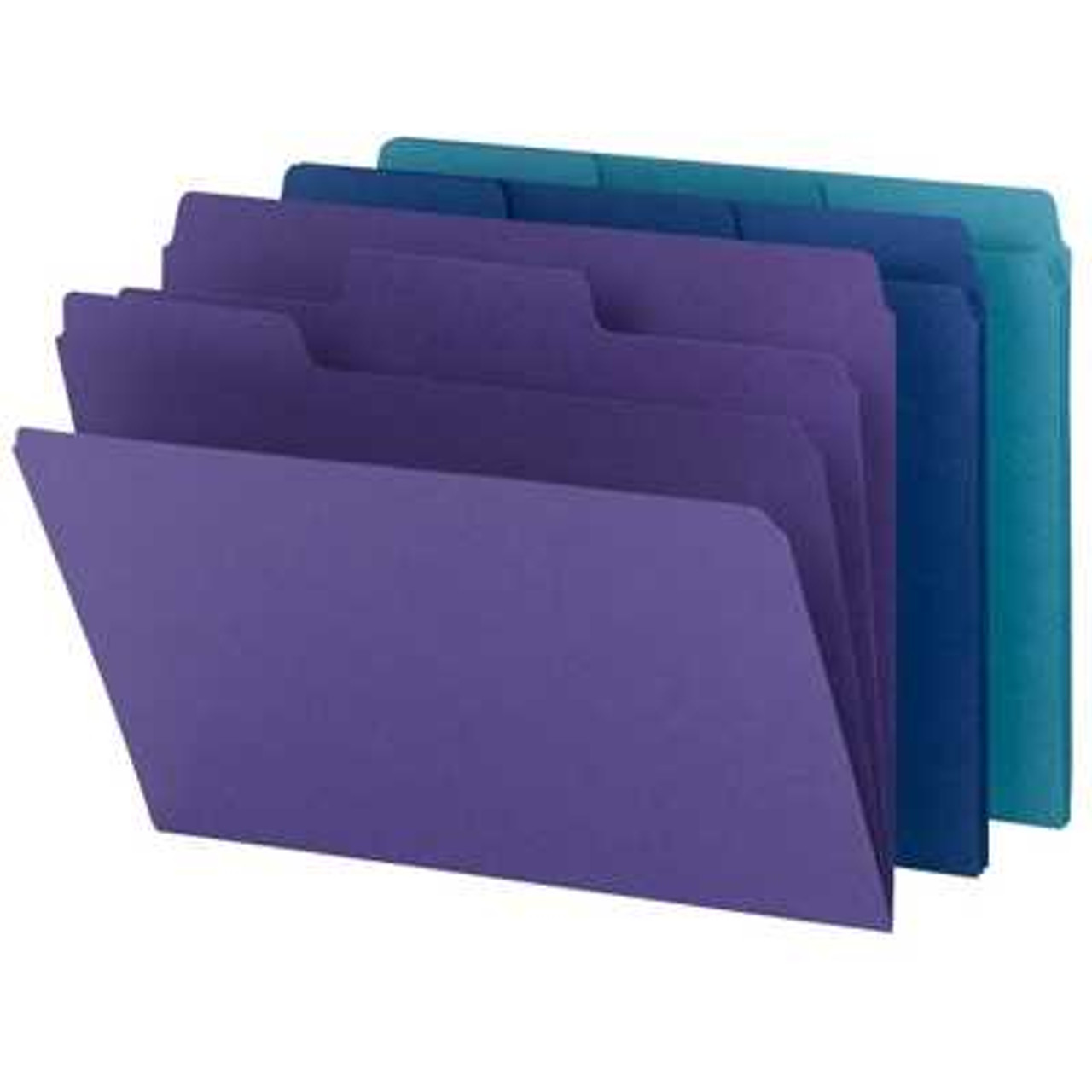 Smead SuperTab Organizer Folder, Oversized 1/3-Cut Tab, Letter, Assorted Colors, 3/Pack