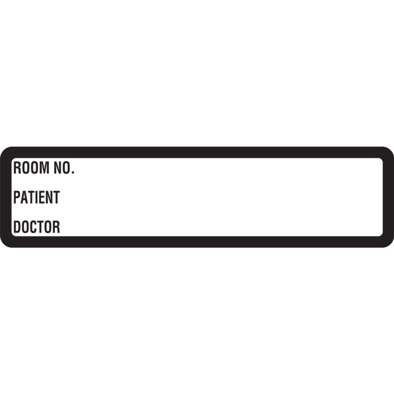 Arden Spine ID Labels - White, Printed