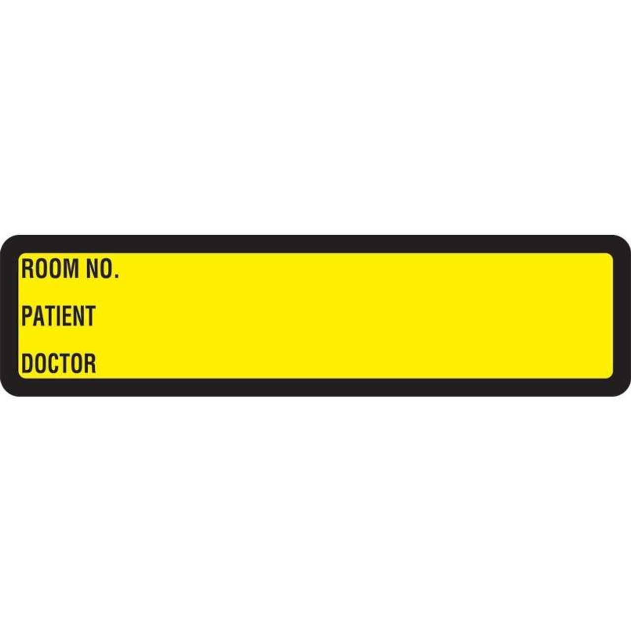 Arden Spine ID Labels - Yellow, Printed