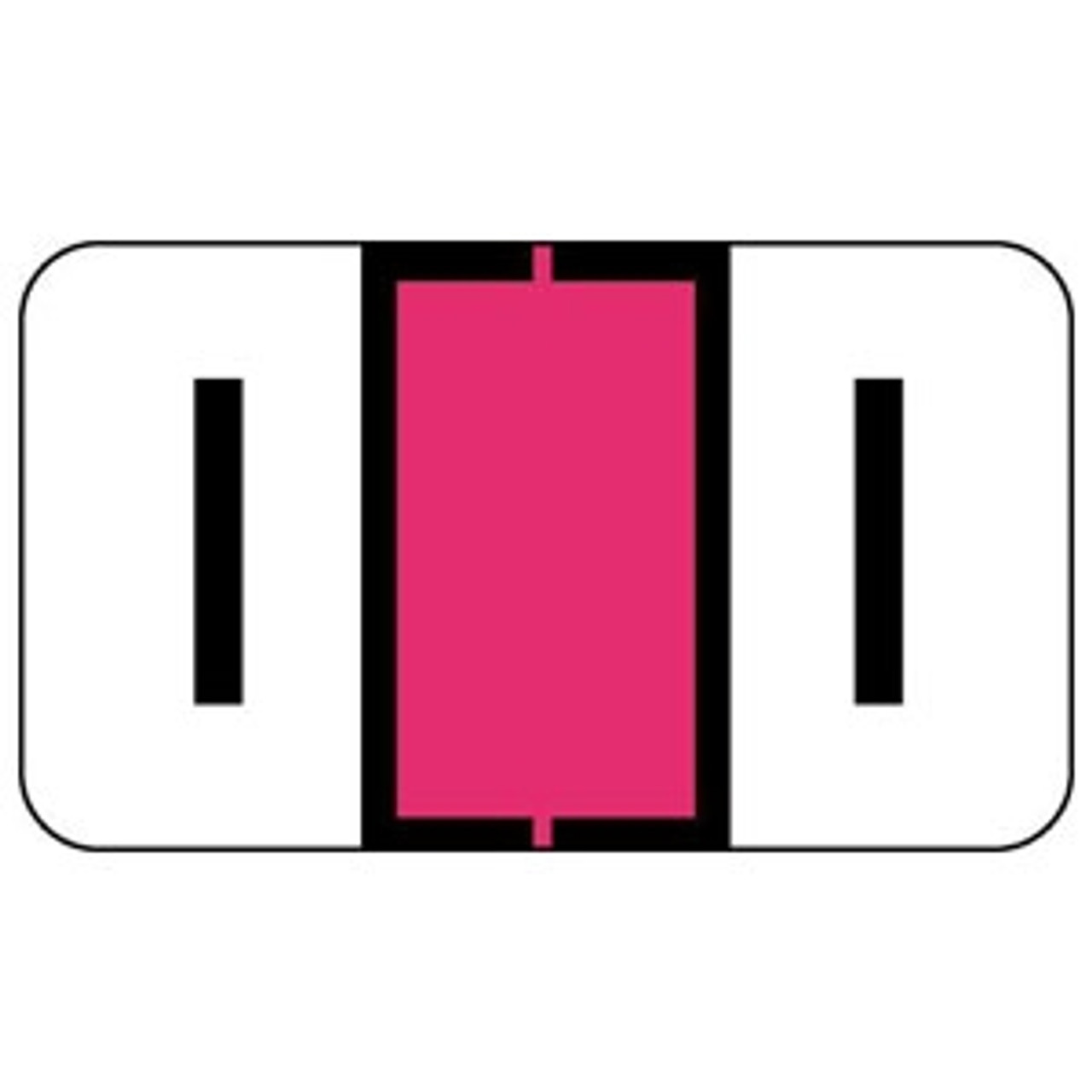 Jeter Alpha Labels 0200 Series Letter I Pink JAAM-I