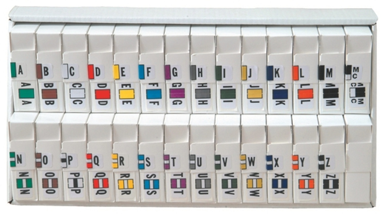 Jeter 2900 Label A-Z SET (500/Roll)