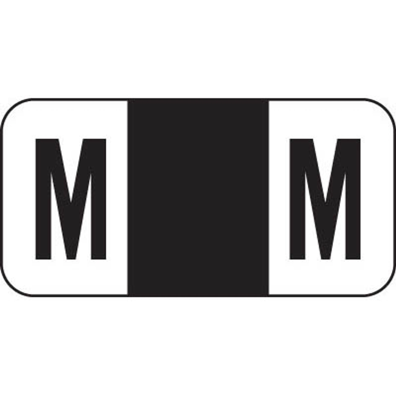 Jeter 2900 Label Letter M (500/Roll)