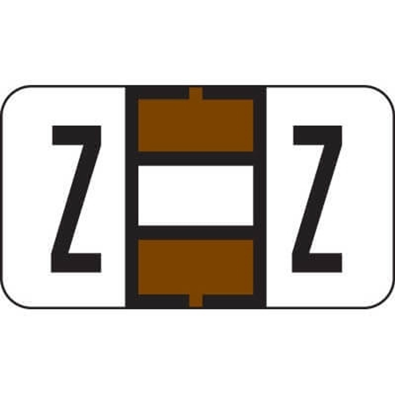 Jeter 7200 Series Labels Letter Z 500/Roll
