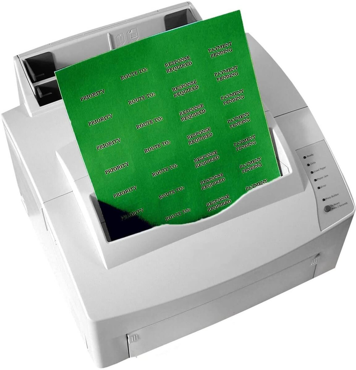 Tabbies Labels-U-Create Blank Labels, 7/8 H x 1 1/2 W, Fluorescent Green, 320/Pack