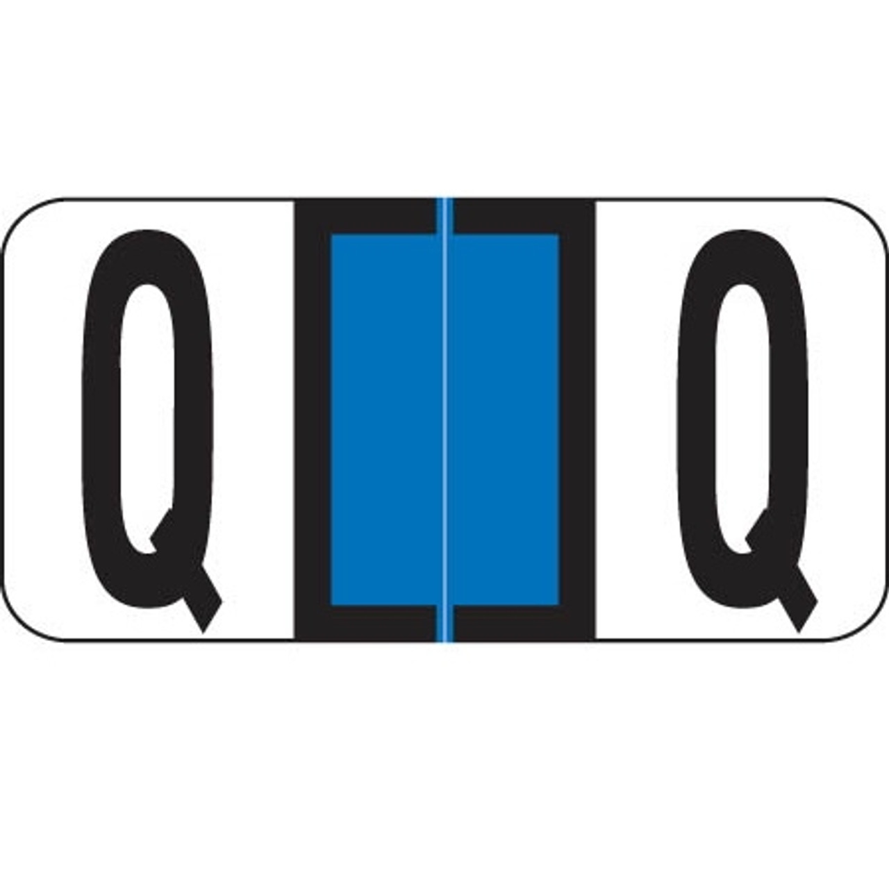 Reynolds & Reynolds Alpha Label, Letter Q