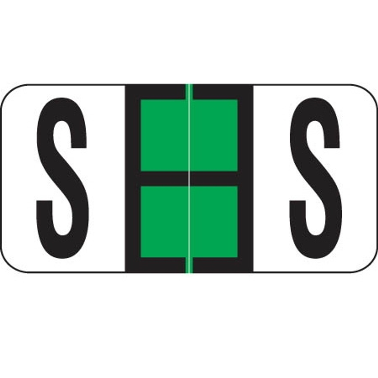 Reynolds & Reynolds Alpha Label, Letter S