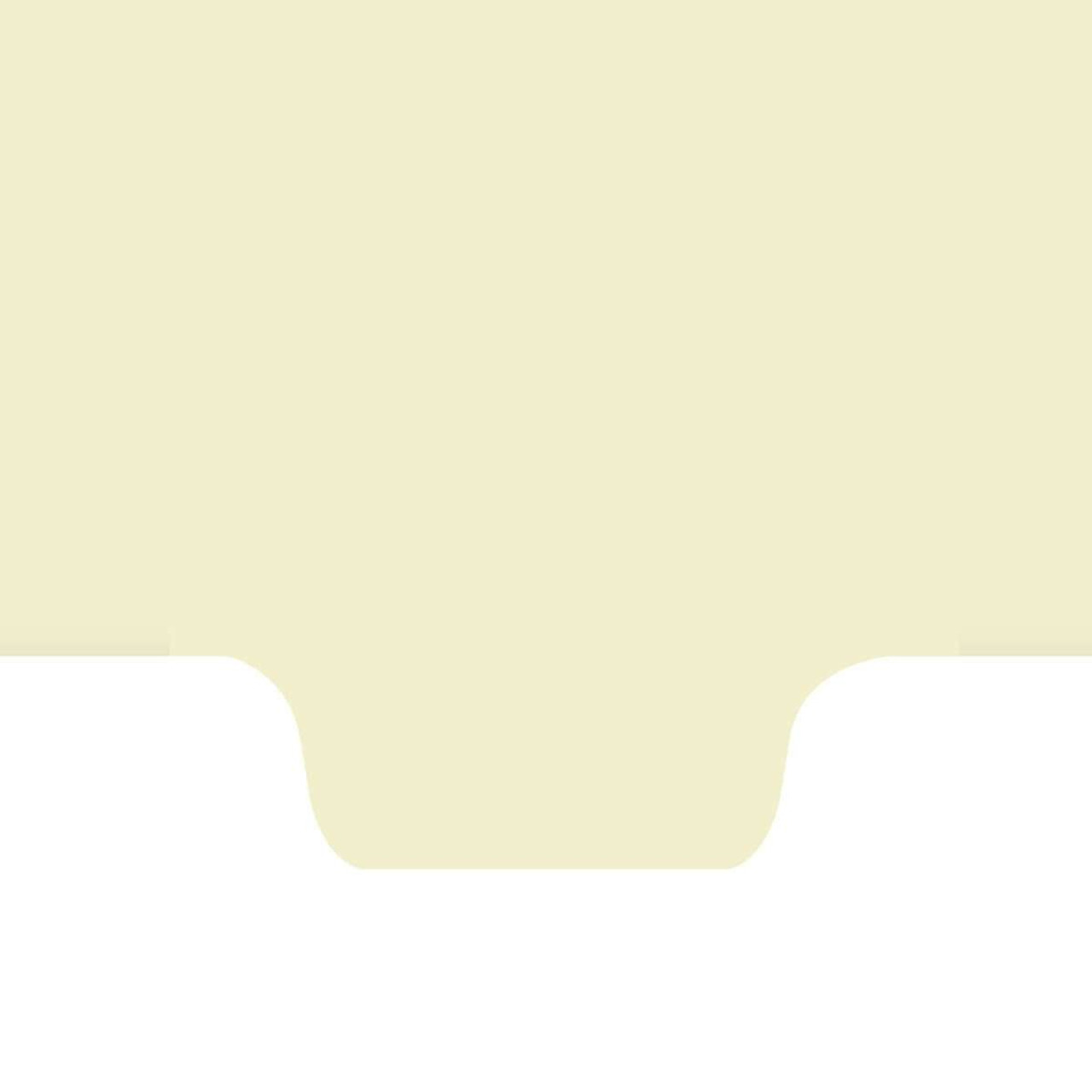 Chart Dividers, Bottom Tab, Position 3, Clear/Blank, 100/Box