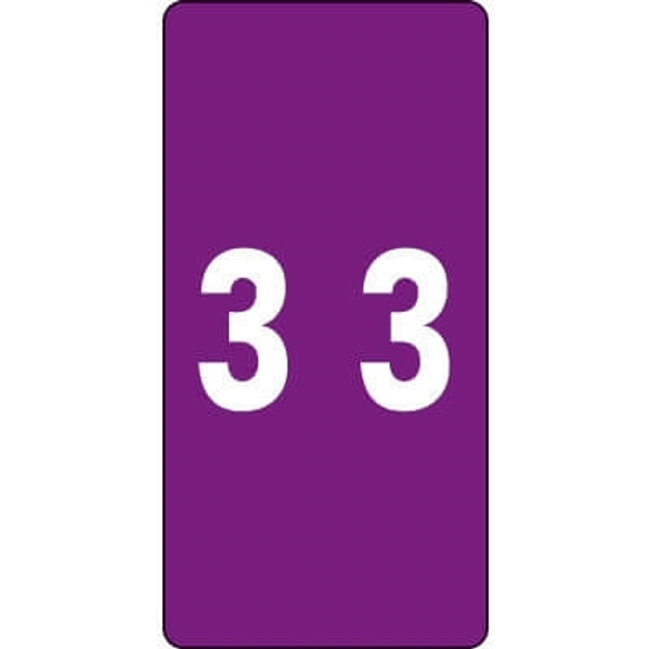 Smead LCC Match Numeric Labels #3 2W x 1H 250/Roll
