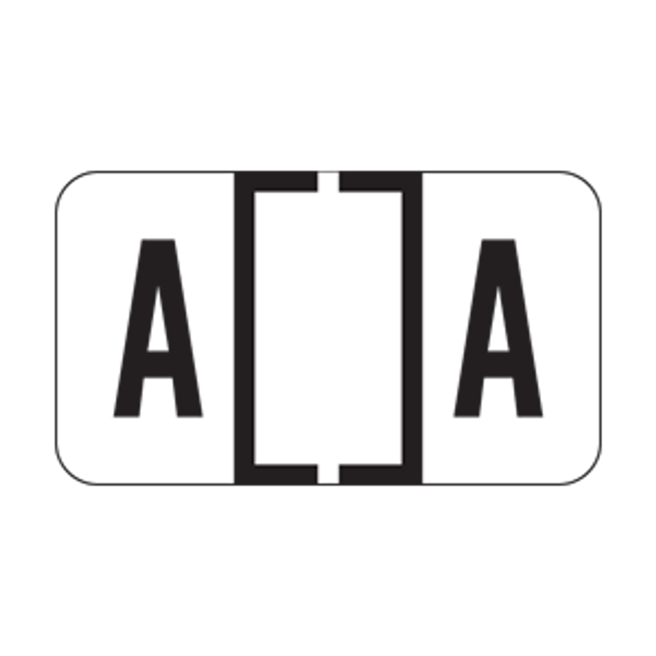 Traco Alpha Label Letter A (500/Roll)