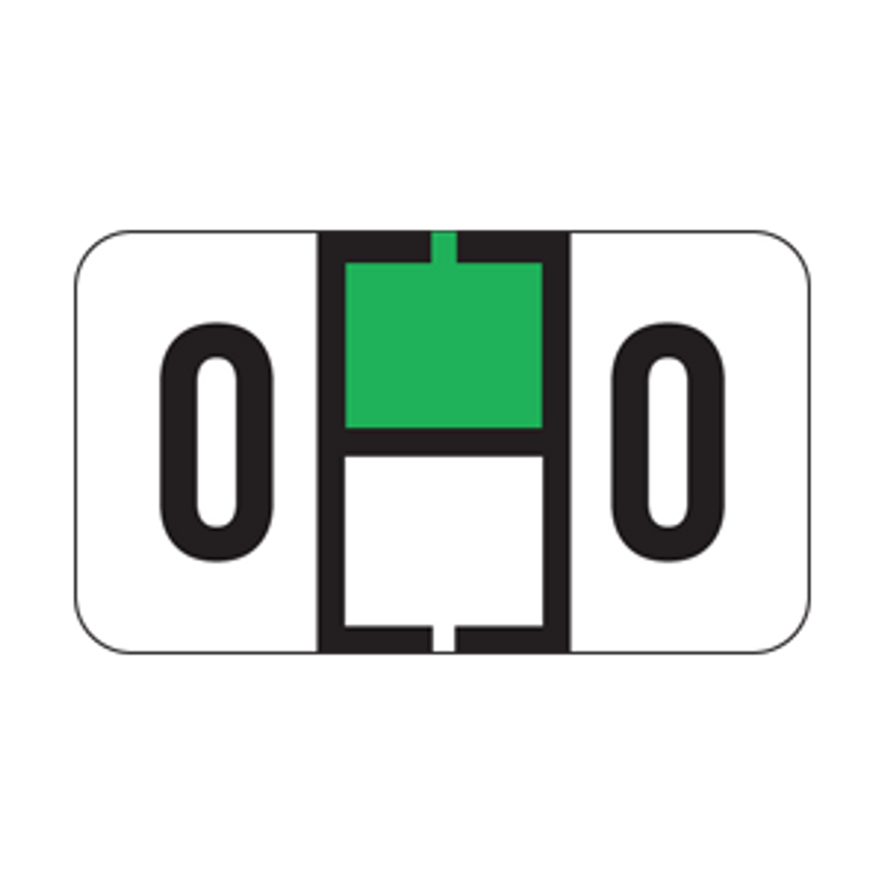 Traco Alpha Label Letter O (500/Roll)