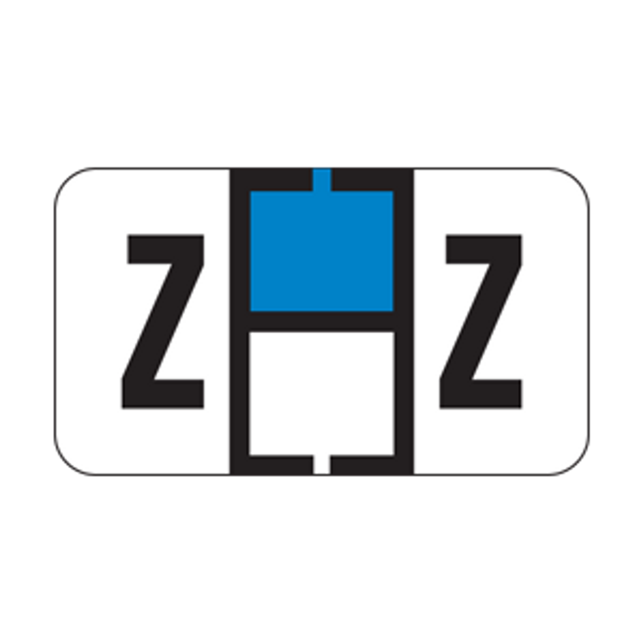 Traco Alpha Label Letter Z (500/Roll)