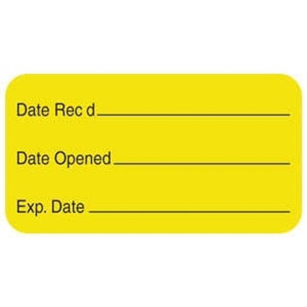 Date ID Label, 1-5/8 x 7/8, 560/Roll (V-LR138)