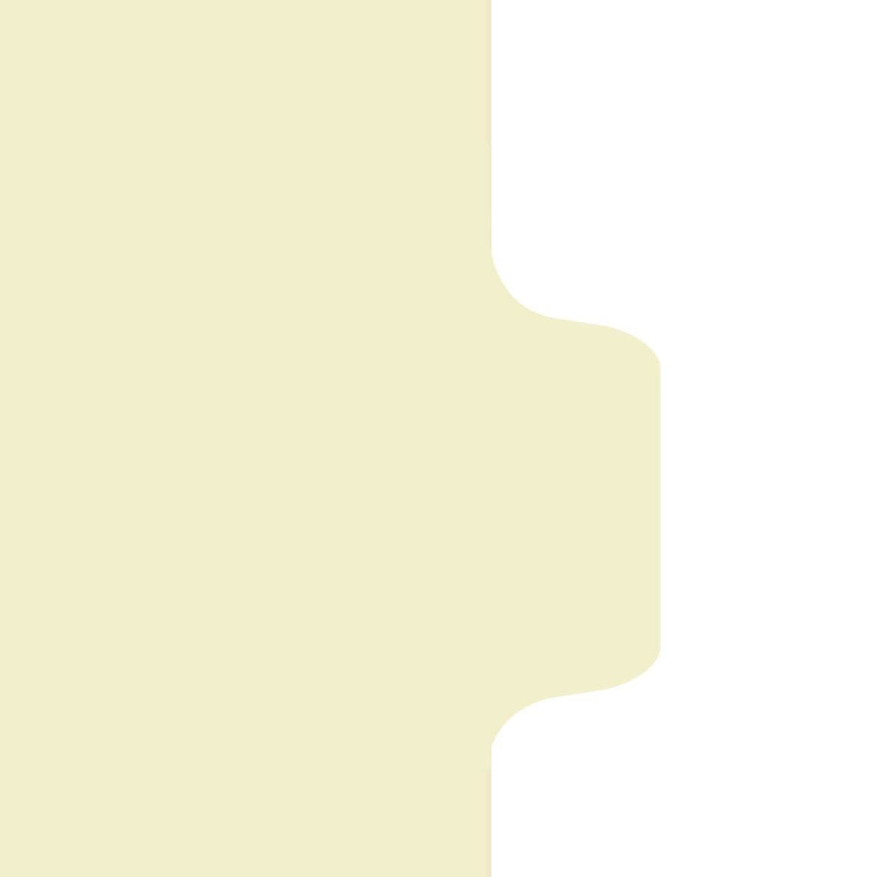 Blank/Writable Dividers, Side Tab, Position 8, Manila Writable Tab, 50/Box (I638) - Zoomed Image