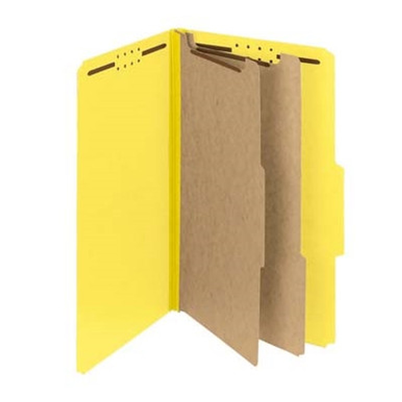 Smead SafeSHIELD Classification Folder – Yellow, Legal Size, 2 Dividers