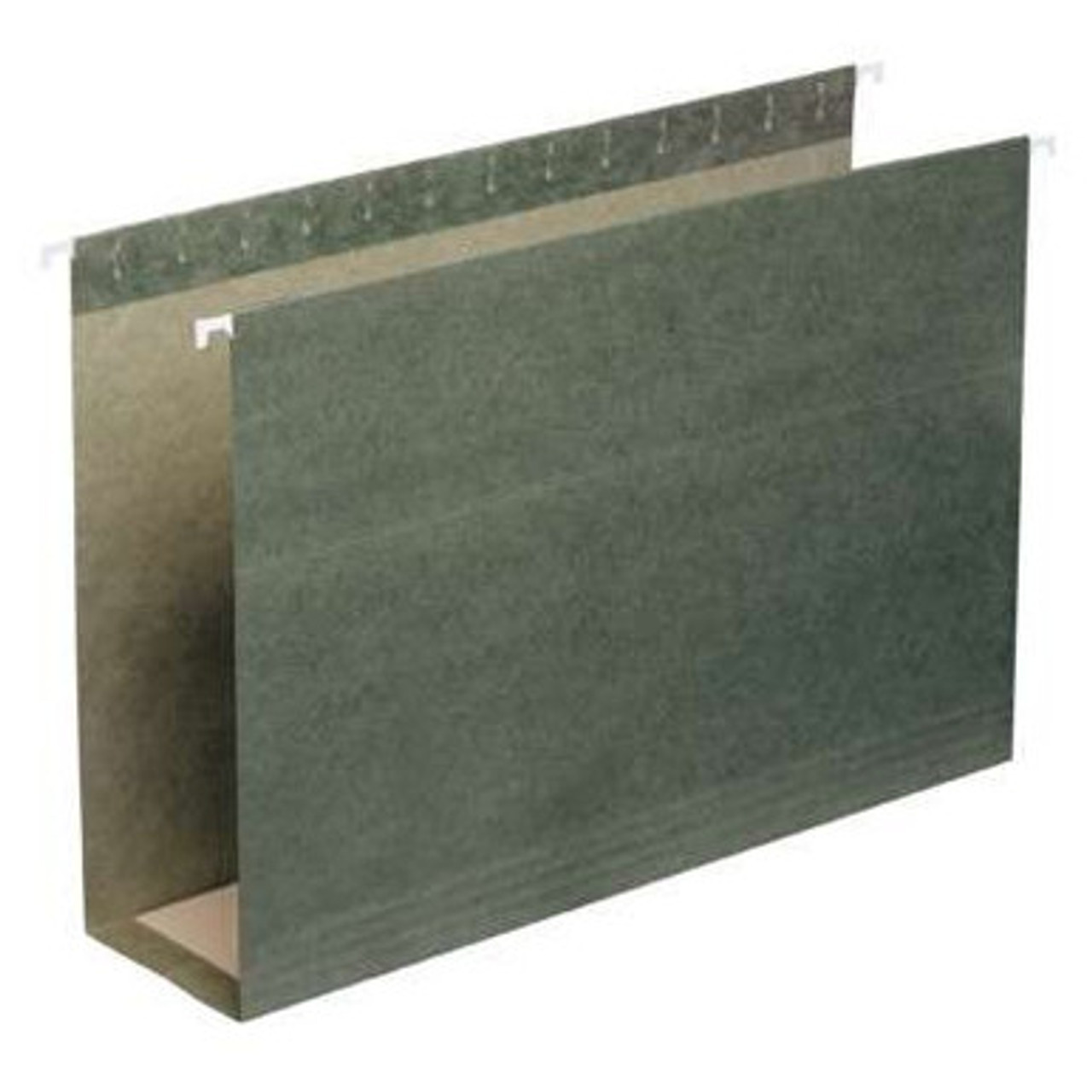 Smead standard green hanging file folder with reinforced box bottom, legal size