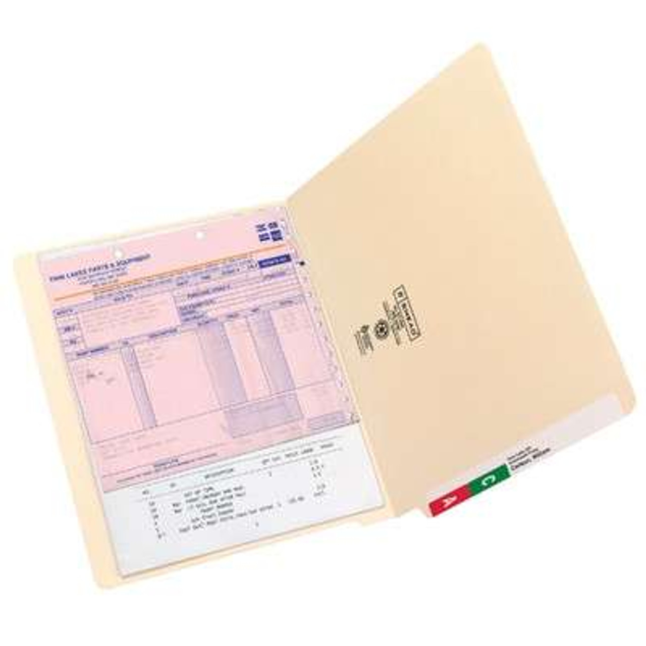 Smead End Tab File Folders, Letter Size, 11pt, Single-Ply, No Fastener, Manila, 100/Box