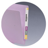 Smead End Tab Folders, Letter Size, 11pt, 2-Ply, Two Fasteners [F13], Lavender, 50/Box