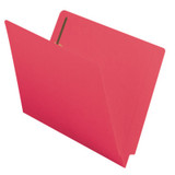 Smead End Tab Folders, Letter Size, 11pt, 2-Ply, Two Fasteners [F13], Red, 50/Box