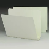 Smead End Tab Pressboard Folders, Letter Size, 2" Expansion, Gray/Green, 25/Box
