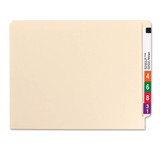 Smead End Tab Classification Folders, 2 Dividers, Legal Size, 18pt, Manila, 10/Box
