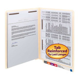 Smead End Tab Fastener File Folder, Shelf-Master, Letter 50/Bx (34120)