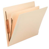 Smead End Tab Classification Folders, Letter Size, 1 Divider, 11pt Manila, 50/Box
