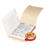 Smead Fileback Dividers, Legal Size, 1/5 Bottom Tabs, Manila, 10 Sets Per Pack