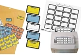 Tabbies Exhibits-U-Create, 1 H x 1 5/8 W, White, 240/Pack