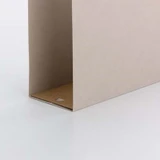 TUFF Hanging Box Bottom File Folders with Easy Slide Tabs, 3 inch Expansion, Letter Size, Steel Gray, 18/Box