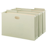 Smead FasTab/TUFF Hanging File Pockets, 1/3-Cut Tab, Legal Size, Moss, 9/Box