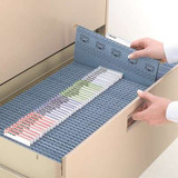 Smead Hanging File Folder Easy Slide Tabs, 1/3-Cut Tab, Clear, 18/Pack
