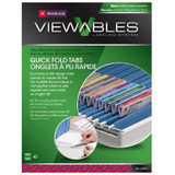 Smead Viewables Quick Fold Tabs, 45/Pack