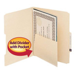 Smead Manila Self-Adhesive Folder Divider with Pockets (68030)