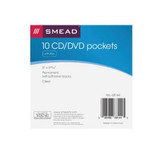 Smead Clear Poly Pockets, 4-15/16" H x 5" W, Self-Adhesive, 10/Pack