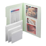 Smead Clear Poly Pockets, 3-5/8" H x 5-5/16" W, Self-Adhesive, 100/Pack