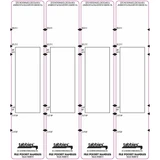 Tabbies File Pocket Handles 68815, 9-5/8 x 2, White, 48/Pack