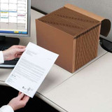 Smead Expanding File, Daily (1-31), 31 Pockets, Flap and Cord Closure, Letter Size, Kraft