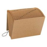 Smead Expanding File, Daily (1-31), 31 Pockets, Flap and Cord Closure, Letter Size, Kraft