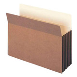 Smead TUFF Pocket File Pocket 5-1/4" Exp Letter Redrope (73390)