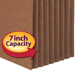 Smead TUFF File Pockets, Letgal Size, 7" Expansion, 5/Box