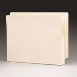 Smead End Tab File Pockets, Letter Size, 1-3/4" Expansion, Manilla Gusset, Reinforced Straight-Cut Tab, 25/Box