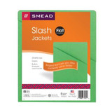 Smead Slash Jackets, Letter Size, Green, 25/Pack